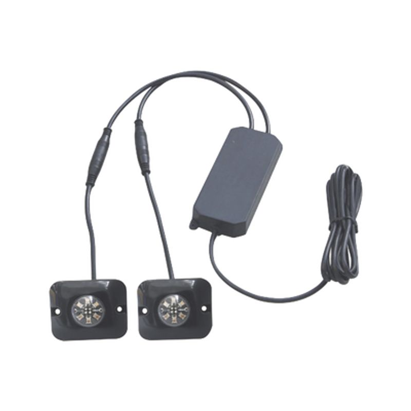 Estrobos Ocultos De 6 Led Color Ámbar