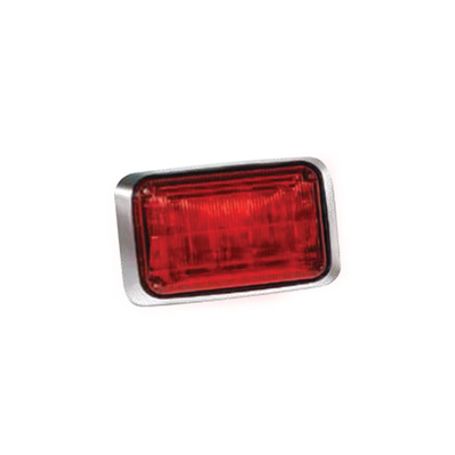 Luz De Advertencia Quadraflare Led Mica Color Rojo Y Led Rojo (no Incluye Montaje) Luz De Advertencia Quadraflare Led Mica Color Rojo Y Led Rojo (no Incluye Montaje)