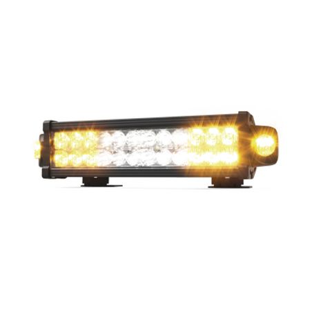 barra led de  trabajo 136 pulgadas doble hilera con luces de trabajo ambarclaro  1224 vcc