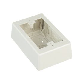 caja de pared superficial uso universal con placas de pared con cinta adhesiva color blanco mate143610