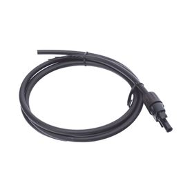 cable fotovoltaico 15 m negro calibre 10 awg con terminal mc4h en un extremo161221