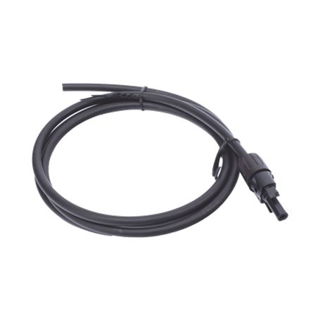 Cable Fotovoltaico 1.5 M Negro Calibre 10 Awg Con Terminal Mc4h En Un Extremo