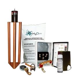 kit de tierra fisica con electrodo magnetoactivo capacidad max 400 amp