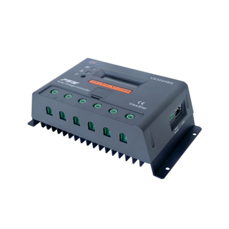 Controlador Solar De Carga Y Descarga Pwm 12/24v 30a Con Display Parámetros Configurables