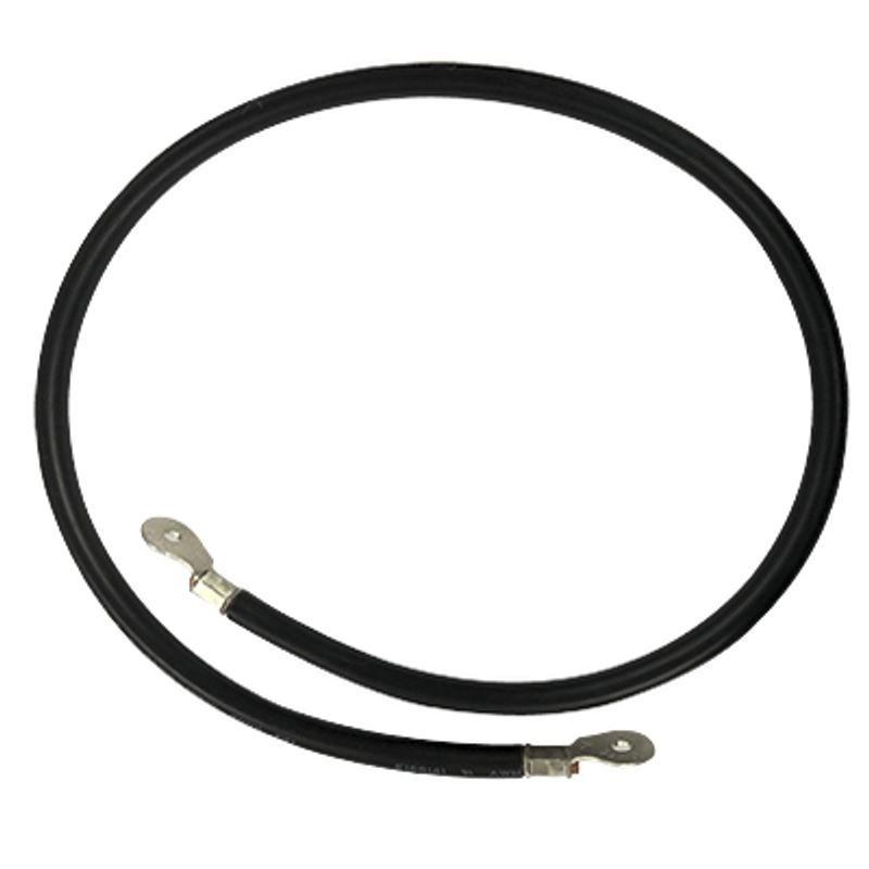 Cable Para Baterias 1 M Negro Calibre 2 Awg Con Terminales De Ojo En Ambos Extremos