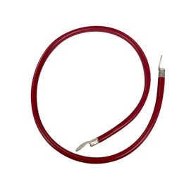 cable para baterias  1 m rojo calibre 2 awg con terminales de ojo en ambos extremos