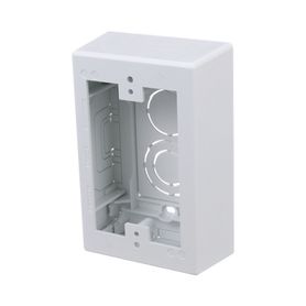 caja de pared superficial uso universal con placas de pared con cinta adhesiva color blanco153262