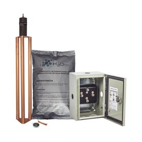 kit de puesta a tierra de 70 a con electrodo filtro acoplador y compuesto h2ohm