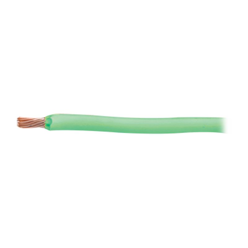 (sllu19) Cable 8 Awg  Color Verdeconductor De Cobre Suave Cableado. Aislamiento De Pvc Autoextinguible. (venta Por Metro)