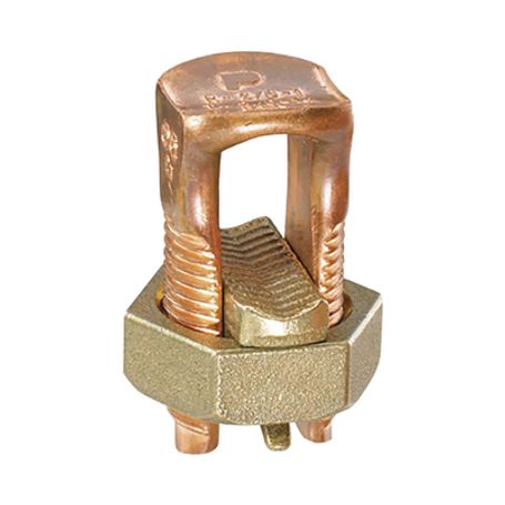 conector mecánico de puesta a tierra de cobre para cables de calibre 8 a 6 awg