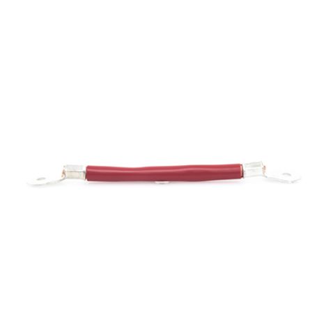 Cable Para Baterias 0.2 M Rojo Calibre 2 Awg Con Terminales De Ojo En Ambos Extremos