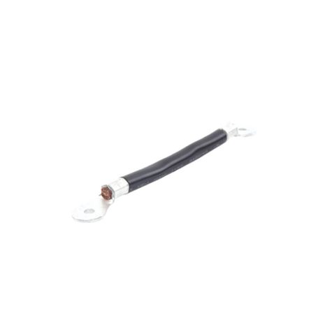 Cable Para Baterias 0.2m Negro Calibre 2 Awg Con Terminales De Ojo En Ambos Extremos