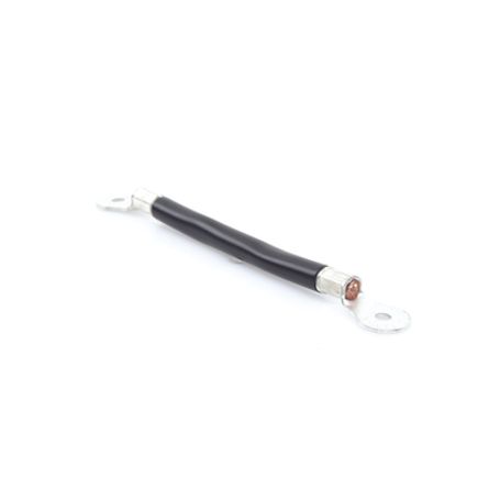Cable Para Baterias 0.2m Negro Calibre 2 Awg Con Terminales De Ojo En Ambos Extremos