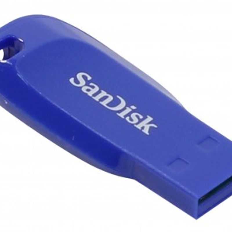 Memoria SANDISK USB CRUZER BLADE SDCZ50C032GB35BE 32 GB BLUE.  TL1 