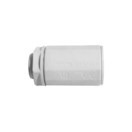 conector de tuberia rigida a caja racor pvc autoextinguible de 20 mm