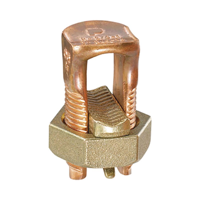 Conector Mecánico De Puesta A Tierra De Cobre Para Cables De Calibre 8 A 4 Awg