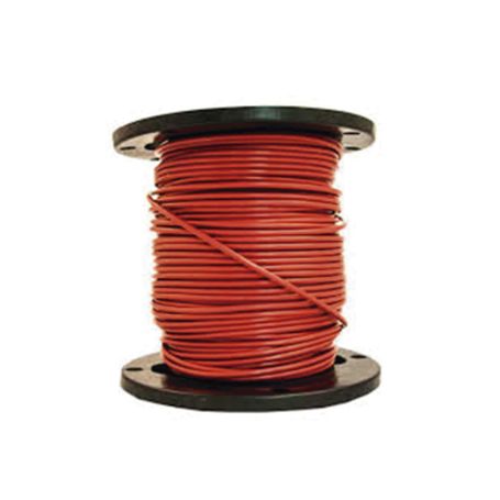 carrete de 500 metros  cable fotovoltaico  rojo  recubrimiento xlpe  6mm²  10 awg  hasta 1800 vcc 