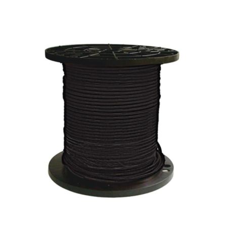 carrete de 500 metros  cable fotovoltaico  negro  recubrimiento xlpe  6mm²  10 awg  hasta 1800 vcc