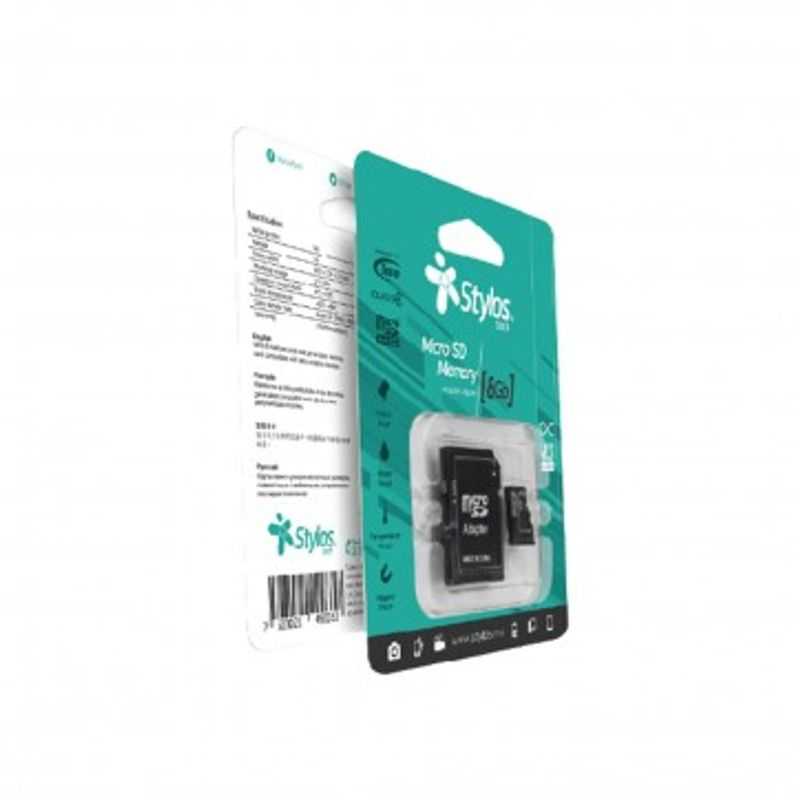 Memoria Micro SD 8GB C/A Stylos. STMSD81B TL1 