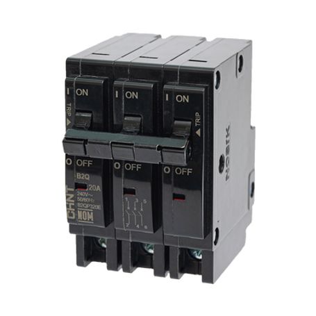 Interruptor Termomagnético Enchufable Serie B2q 3p 20a 240v (sku1002295) 