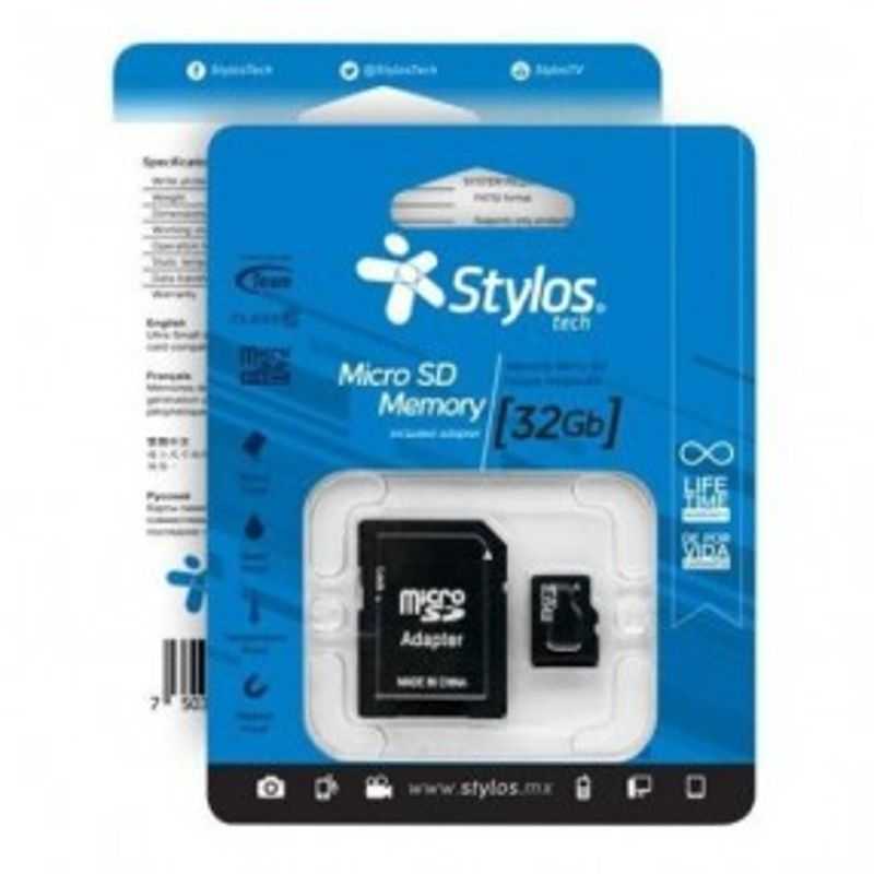 Memoria Micro SD 32GB C/A Stylos. STMS321B TL1 