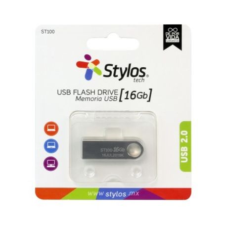 Memoria USB 16GbB Stylos. STMUSB2B TL1 