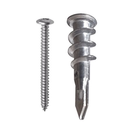 taquete métalico tpd zinc con tornillo 8 x 1 14 ideal para uso con carteles publicitarios electrodomésticos206139