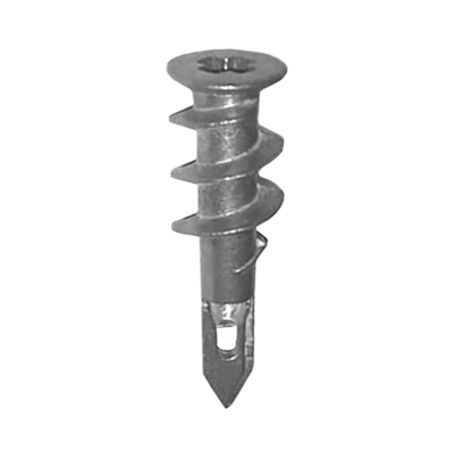 Taquete Métalico Tpd Zinc Con Tornillo 8 X 1 1/4 Ideal Para Uso Con Carteles Publicitarios Electrodomésticos