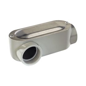 caja oval roscada tipo olr de 2 508 mm incluye tapa y tornillos