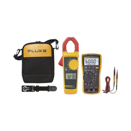 juego de multimetro fluke117 y amperimetro de gancho 