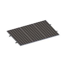 kit de minirieles para panel solar arreglo 1x3