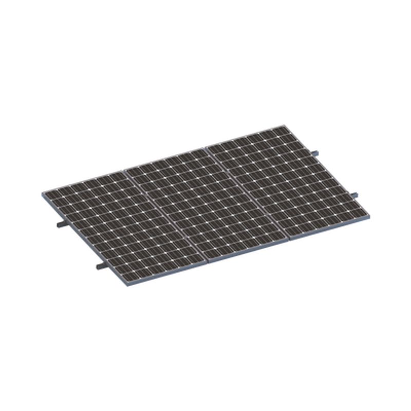 Kit De Minirieles Para Panel Solar Arreglo 1x3