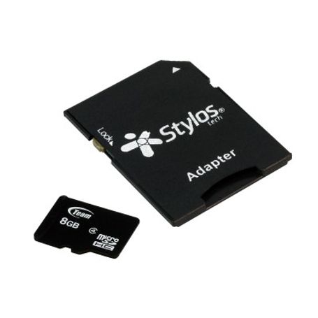 Memoria Micro SD TFT 8GB C/A Stylos. STMSD83B TL1 