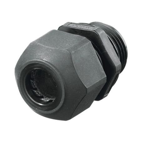 Conector De Cable Estilo Europeo Para Conductores De 0.18 A .31 Para Conduit 3/8 Negro.