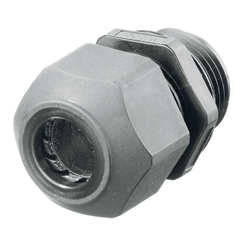 Conector De Cable Estilo Europeo Para Conductores De 0.18 A .31 Para Conduit 3/8 Gris.