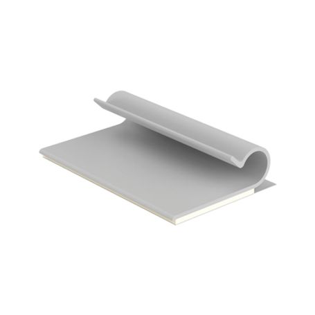 clip adhesivo tipo j para cables de hasta 64 mm de diametro uso interior color gris paquete de 100pz 214262