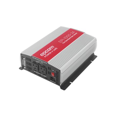 inversor de corriente onda pura 1000w ent 24 vcc sal 115 vca 60 hz