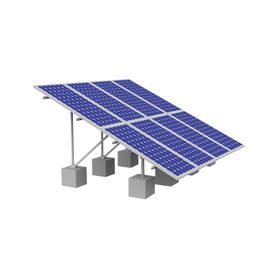 montaje para panel solar riel de 2100mm para módulos con espesor de 40mm velocidad de viento máx 151kmh169950