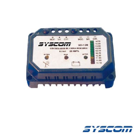 controlador de carga y descarga para sistemas solares 30 a 12 vcc