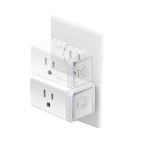 Mini Tomacorriente Inteligente Wifi 100  120v 50/60hz 15.0a Compatible Con Amazon Alexa Y Google Assistant Color Blanco.