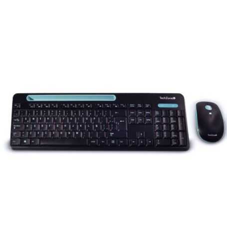 kit de teclado y mouse inalámbrico techzone tz20comb02ina