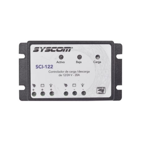 Controlador De Carga Y Descarga Para Sistemas Solares 20 A 12/24 Vcc