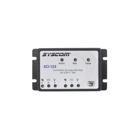 Controlador De Carga Y Descarga Para Sistemas Solares 30 A 12/24  Vcc.