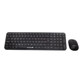 kit teclado y mouse inalámbrico techzone tzcombina05
