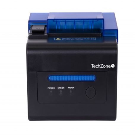 Impresora termica TechZone TZBE302E de 80mm vel de 300mm/s 203 DPI´s USBSERIALRJ45RJ11 cortador automatico 1 ano de garantia TL1