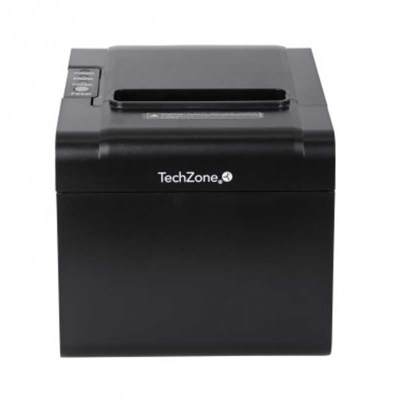 Impresora termica TechZone TZBE102 de 80mm vel de 250mm/s 203 DPI´s USBSERIALRJ45RJ11 cortador automatico 1 ano de garantia TL1 