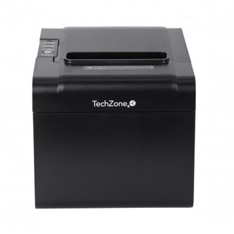 Impresora termica TechZone TZBE102 de 80mm vel de 250mm/s 203 DPI´s USBSERIALRJ45RJ11 cortador automatico 1 ano de garantia TL1 