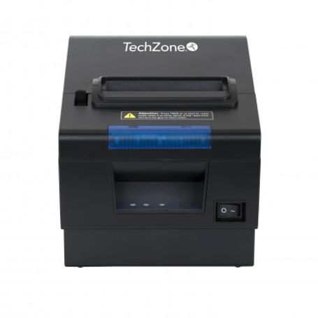 Impresora termica TechZone TZBE202 de 80mm vel de 300mm/s 203 DPI´s USBSERIALRJ45RJ11 cortador automatico 1 ano de garantia TL1 