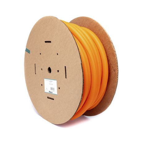 Tubo Corrugado Abierto Para Protección De Cables 1in (25.4 Mm) De Diámetro 30.5 M De Largo Color Naranja