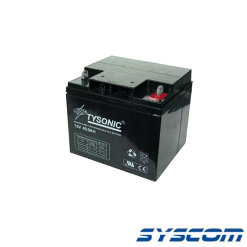 Acumulador 12 Vcc 40 Ah. Tecnologia Agm.